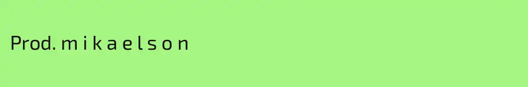 Prod. m i k a e l s o n
